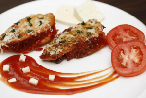 Chicken with tomato sauce