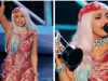 Lady Gaga in raw beef dress at MTV 2010 Video Music Awards Lady Gaga