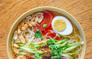 Nigel Slater’s recipes for bean, cabbage and coconut milk soup, and poached quinces bean, cabbage and coconut milk soup