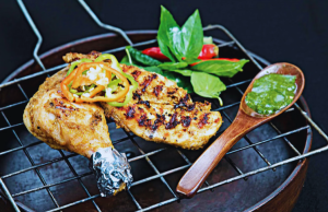 Delightful barbeque on a chilly evening Smoky barbeque