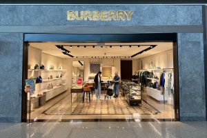 Burberry retail store at Beijing Capital International Airport.