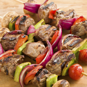GRILLED MUSHROOM SKEWERS