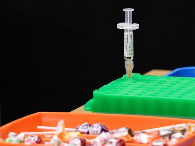 A view shows MMR vaccine at the City of Lubbock Health Department in Lubbock, Texas, U.S. collected