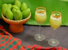 Enjoy a refreshing Aam Pora Shorbot for Pohela Boishakh—a simple recipe is included! Once cooled, remove the charred skin from the mango and scoop out the soft pulp